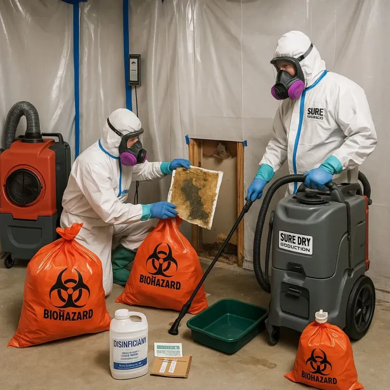 Contaminated Water Handling Protocols process in Washington County, KS